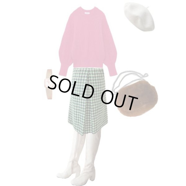 画像3: 【9コーデ掲載中*】レトロ配色スカート (3)