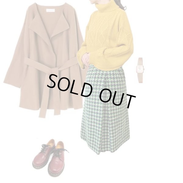 画像4: 【9コーデ掲載中*】レトロ配色スカート (4)