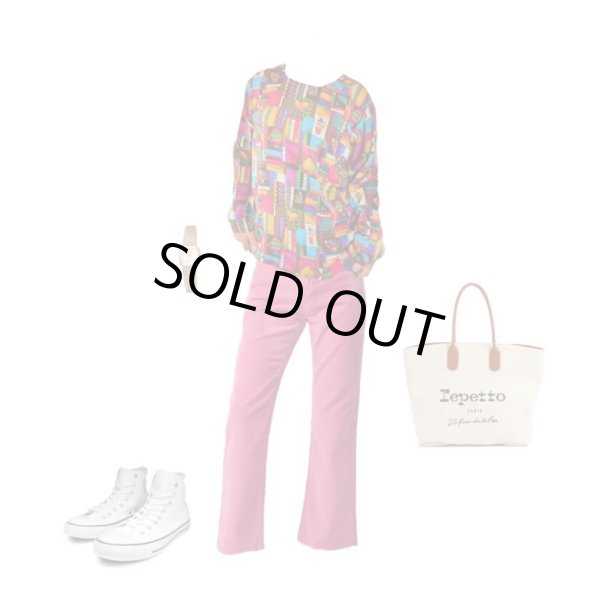 画像8: 【7コーデ掲載中*】ゆったりsize*カラフルモチーフデザインのトップス (8)