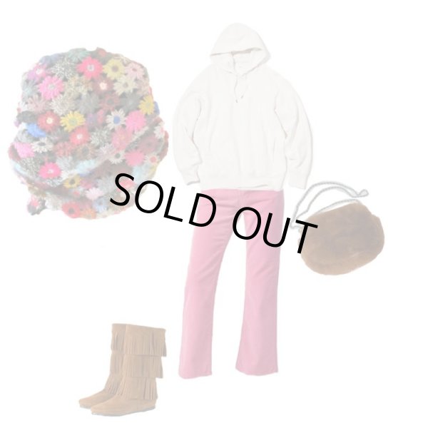 画像4: 【羽織るだけで一気に華やぐ*】お花モチーフのニットストール (4)