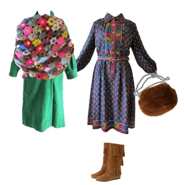 画像2: 【9コーデ掲載中*】ステッチ風デザインのワンピース (2)