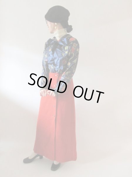 画像2: 【柄もデザインも絶品*】Jane Marpleのvintageブラウス (2)