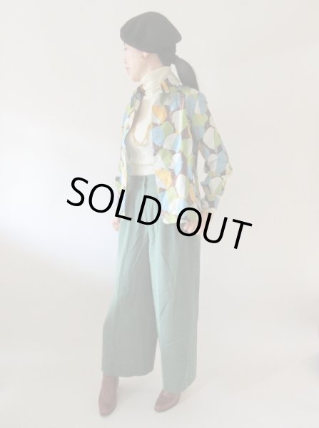 画像2: 【ネックレスと2点セット*】葉っぱ柄シャツ (2)