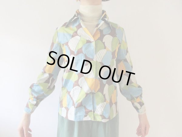 画像3: 【ネックレスと2点セット*】葉っぱ柄シャツ (3)