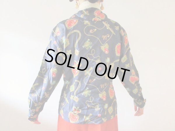 画像5: 【柄もデザインも絶品*】Jane Marpleのvintageブラウス (5)