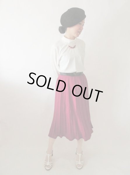 画像10: 【スカートと２点セット*】お花に蝶々が舞うシャツとスカート (10)