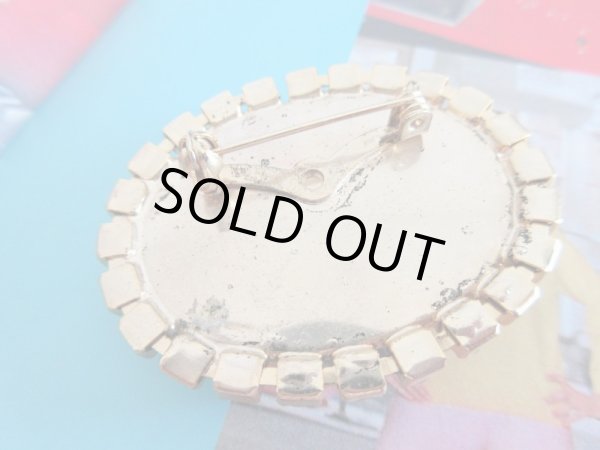 画像5: 【インパクトのあるキラキラ*】Dead stock*Jewelブローチ (5)