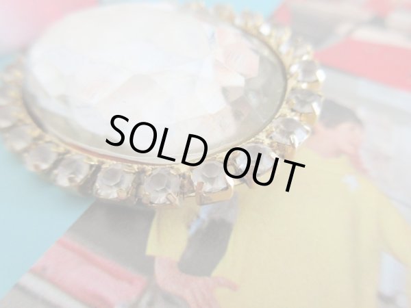 画像3: 【インパクトのあるキラキラ*】Dead stock*Jewelブローチ (3)