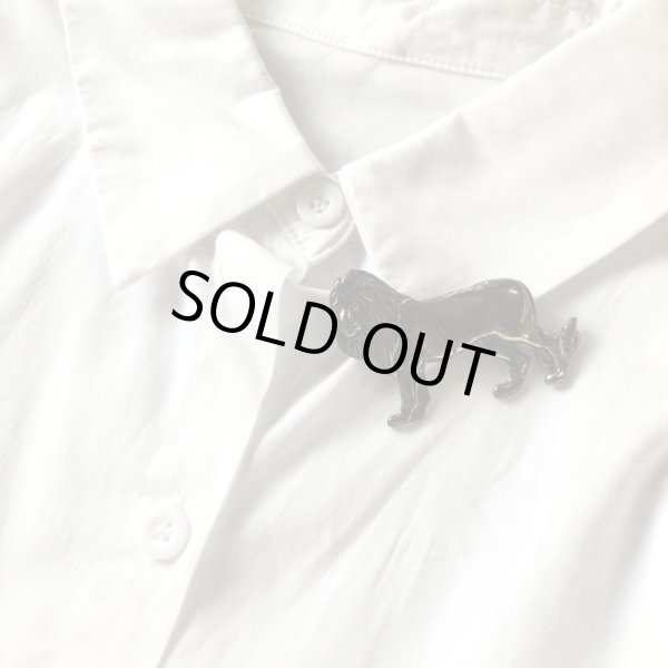 画像2: 【めっちゃシブい*】Dead stock*ライオンブローチ (2)