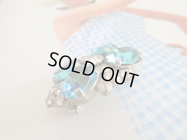 画像4: 【ヴィンテージの味わい*】ヴィンテージグラスブローチ (4)