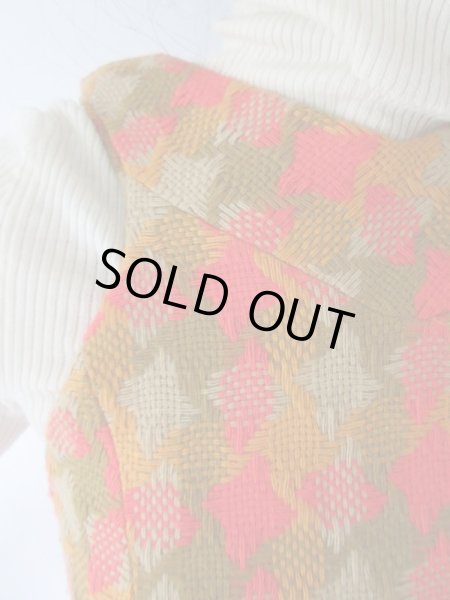 画像6: 【インナーは何着ようか♪*】鮮やか配色ワンピース  (6)