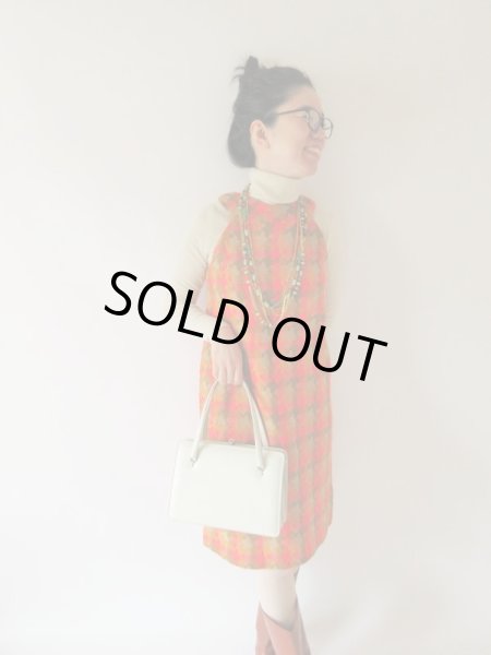 画像2: 【インナーは何着ようか♪*】鮮やか配色ワンピース  (2)