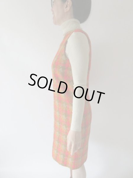 画像4: 【インナーは何着ようか♪*】鮮やか配色ワンピース  (4)