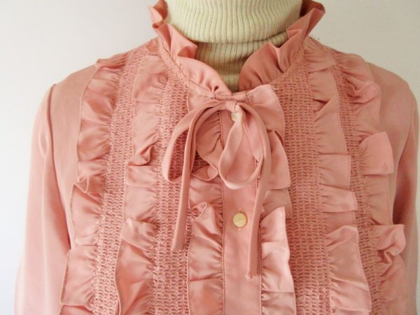 画像6: 【女っぷりあがる*】フリルリボンブラウス (6)