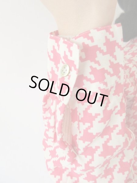 画像9: 【ヴィンテージ愛を語りたくなる*】ゆったりsize*デジタル千鳥柄シャツ (9)