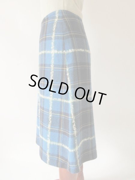 画像6: 【上品な大人可愛いチェック柄*】ラップスカート (6)
