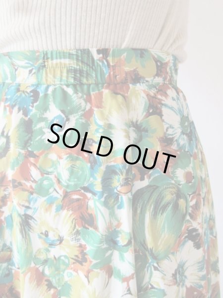 画像6: 【アート感溢れる*】ドラマティックフラワースカート (6)