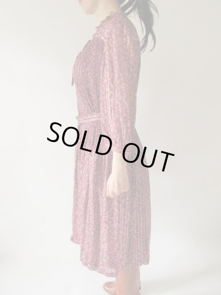 画像4: 【バックルも素敵*】ワンポイントリボンのクラシカルワンピース  (4)