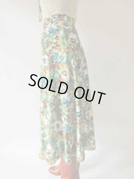 画像4: 【アート感溢れる*】ドラマティックフラワースカート (4)