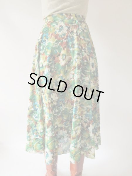 画像5: 【アート感溢れる*】ドラマティックフラワースカート (5)