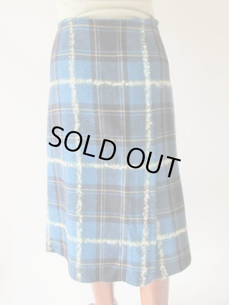 画像7: 【上品な大人可愛いチェック柄*】ラップスカート (7)