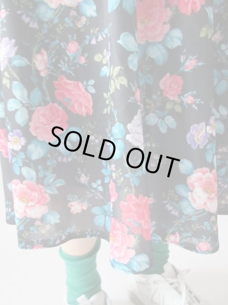 画像5: 【ウエストゴムでラクチン*】ドラマティックフラワースカート (5)