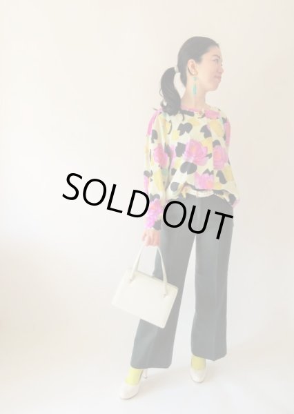 画像2: インパクトフラワーブラウス (2)