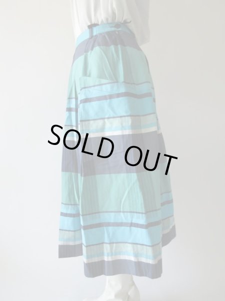 画像5: 【たっぷり用尺が豪華*】ドラマティックチェック柄スカート (5)