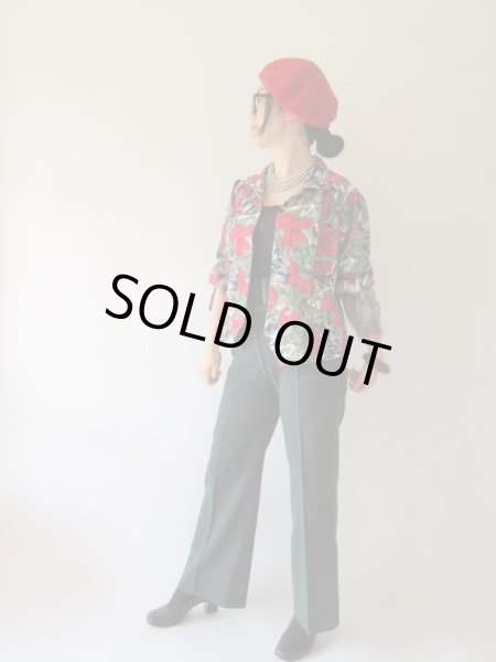 画像2: 絵画のようなフラワーブラウス (2)