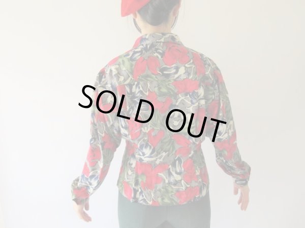 画像5: 絵画のようなフラワーブラウス (5)