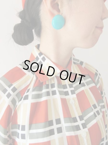 画像3: ゆったり大胆チェックワンピース (3)