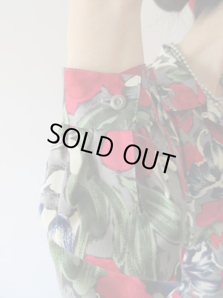 画像8: 絵画のようなフラワーブラウス (8)