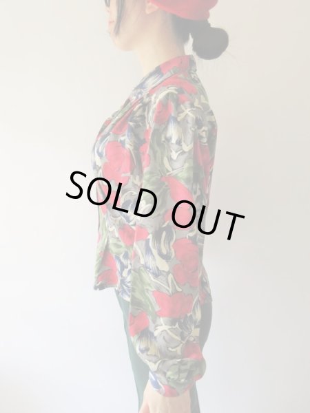 画像4: 絵画のようなフラワーブラウス (4)