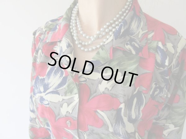 画像7: 絵画のようなフラワーブラウス (7)