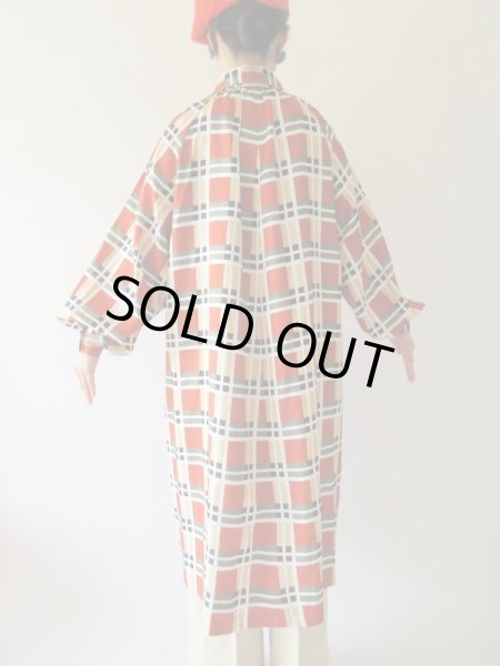 画像6: ゆったり大胆チェックワンピース (6)