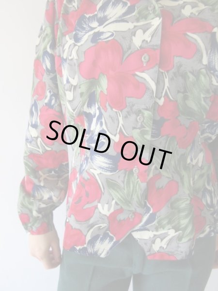 画像6: 絵画のようなフラワーブラウス (6)