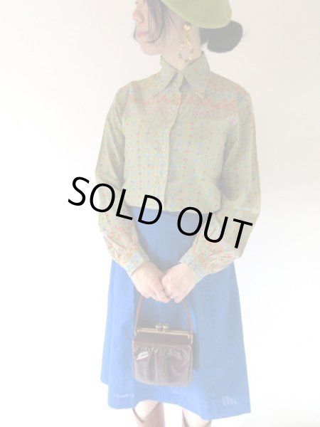 画像8: 【目線を集めます*】ロイヤルブルーのスカート (8)