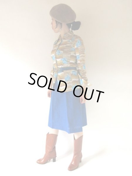 画像7: 【目線を集めます*】ロイヤルブルーのスカート (7)