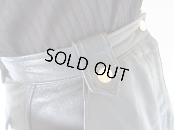 画像8: 【上質シープレザーが自慢*】美品*マキシ丈スカート (8)