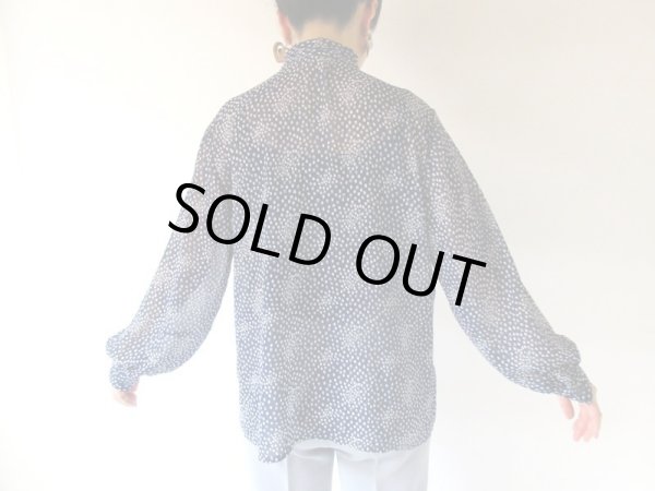 画像5: シフォンのリボンタイブラウス (5)