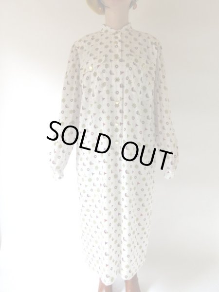 画像4: ゆったりsize*西ドイツ製マリンワンピース (4)