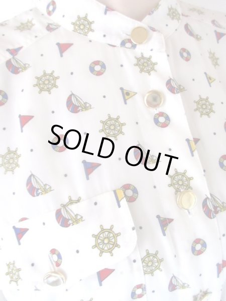 画像3: ゆったりsize*西ドイツ製マリンワンピース (3)