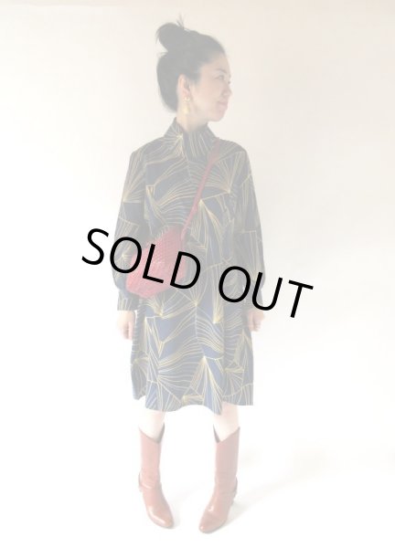 画像2: 【イヤリングと2点セット*】お仕立て品*大人レトロワンピース (2)