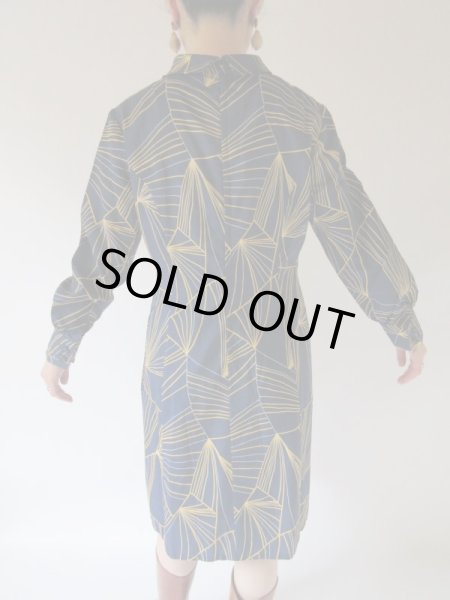 画像6: 【イヤリングと2点セット*】お仕立て品*大人レトロワンピース (6)