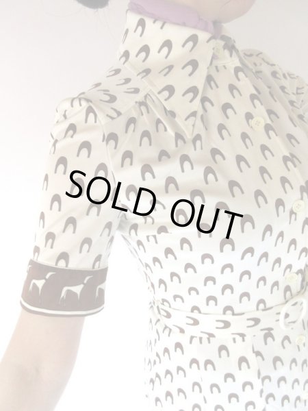 画像7: 【スカーフと2点セット*】ワンコ柄のワンピース (7)