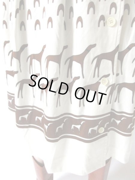 画像9: 【スカーフと2点セット*】ワンコ柄のワンピース (9)