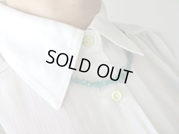 画像2: シフォンのシンプルブラウス (2)