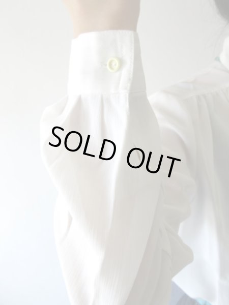 画像4: シフォンのシンプルブラウス (4)