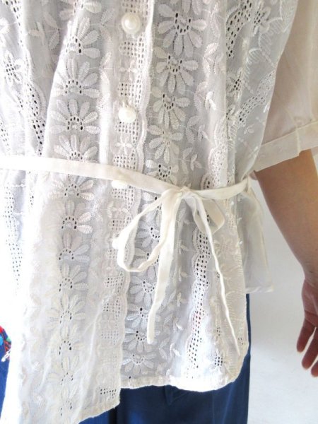 画像8: シフォンのシンプルブラウス (8)