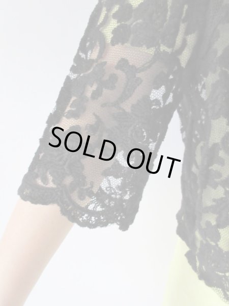 画像7: 【ニュアンスをまとう*】お花装飾のレースカーディガン (7)